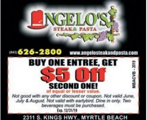 Angelo's Steak and Pasta Restaurant Coupons - Travel &amp; Golf